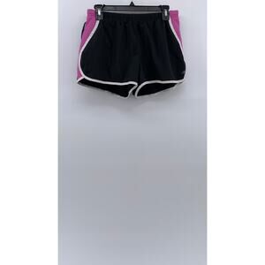 NEW BALANCE Women's Black-Pink Pull-On Active Running Shorts SZ M